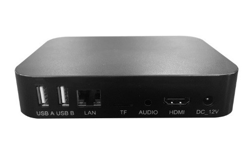 138*98*25mm HDMI Media Player με τους μαύρους αυτόματους βρόχους παιχνιδιού αποθήκευσης