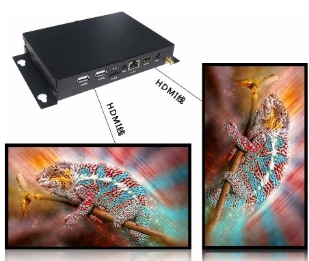 TF ρέοντας φορέας HDMI ελέγχου καρτών 8~32GB HDMI Media Player σύγχρονος