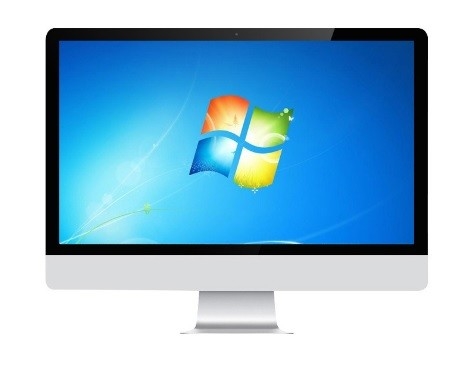 Οπτική γωνία LCD 178 μοιρών AIO Αναλογία οθόνης υπολογιστή με οθόνη αφής 16:9 Win7