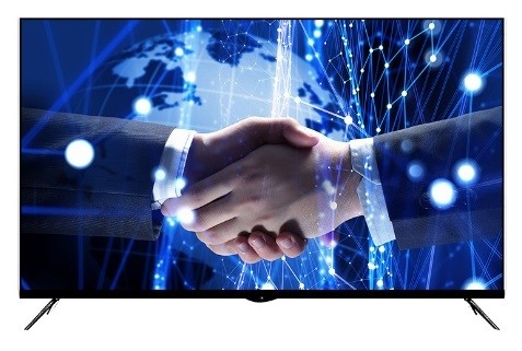 Ασύρματη έξυπνη της μεγάλης οθόνης LCD TV 50» RAM 2GB φωτεινότητας 500cd/M2 ΔΙΕΘΝΏΝ ΕΙΔΗΣΕΟΓΡΑΦΙΚΏΝ ΠΡΑΚΤΟΡΕΊΩΝ