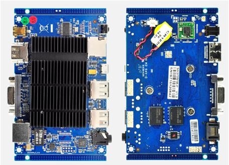 OEM UEFI Motherboard για Βιομηχανικό Μίνι PC Intel Z3735 4 Core Storage 32G EMMC