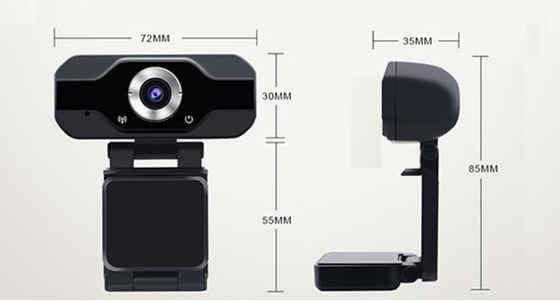 Διασύνδεση USB 2.0 ενσωματωμένη στο μικρόφωνο Webcam με σύστημα Windows/Mac OS/Android/Linux
