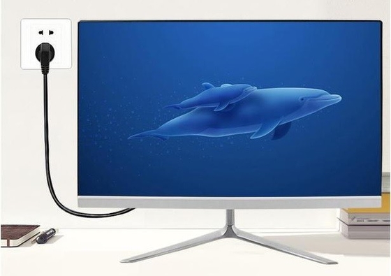 PC τυχερού παιχνιδιού 250nits AIO όλοι σε ένα συνδεμένο με καλώδιο Amd ποντίκι KB που χτίζεται σε WIFI