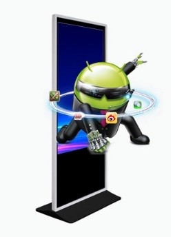 IP65 υπαίθρια επίδειξη οθόνης αφής 75» αρρενωπή 6,0 ενσωματωμένη κάρτα γραφικών