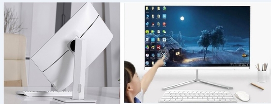 PC 24 ίντσα Cockwise 90 οθόνης αφής AIO LCD RAM βαθμού Win10 8GB