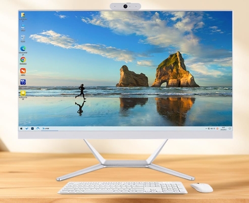 Win10 Desktop AIO PC 250nits φωτεινότητα με 1T SSD HD 8G/16G/32G DDR4