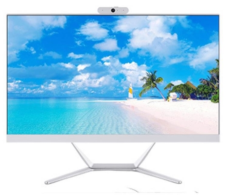 21.5inch AIO Desktop Computers 32G DDR4 RAM I7 Ενσωματωμένος διπλός δρόμος στερεοφωνικός ηχείο