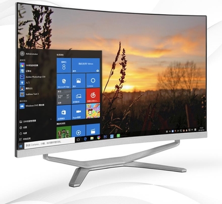 27 ιντσών Win11 Curved Black AIO Desktop PC με I5 16G RAM 1920x1080 υψηλής ανάλυσης