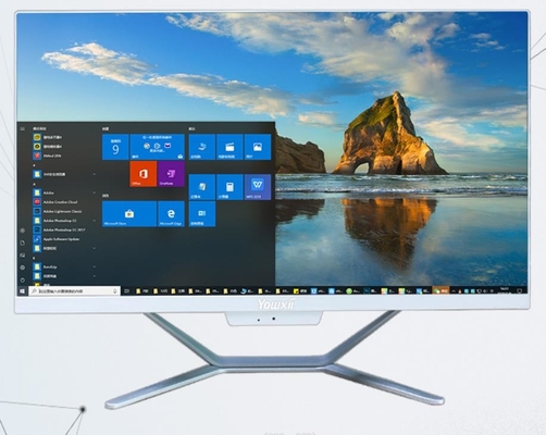 23.8INCH 250nits φωτεινότητα Εικονική οθόνη επιφάνεια εργασίας AIO PC I3/I5 CPU 256G SSD +1TB SATA