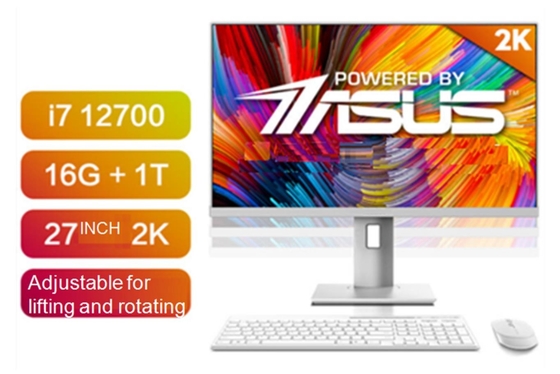 I7 12700 All In One PCs 27INCH 16G + 1T Ανταγωνιστική τιμή 178o Κύκλος όρασης